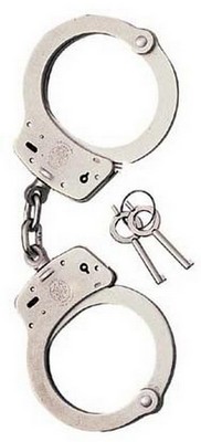 [ Police Issue Nickel Handcuffs  ]