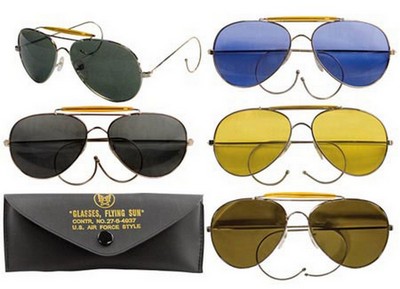 Air Force Style Sunglass3s With Case