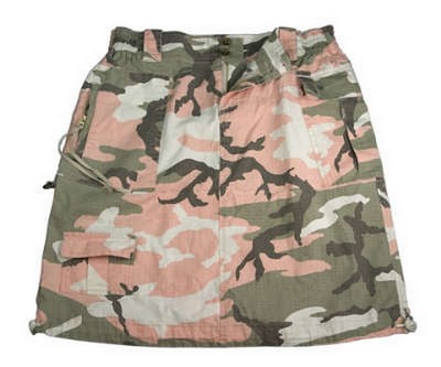 Women's Camo Skirts Subdued Pink Camouflage