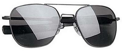 Military Type Pilots Aviator Suglasses 52mm