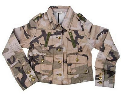 Womens CamouflageJackets Womens Subdued Camo Jacket