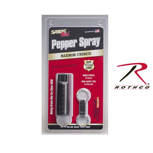 Pepper Spary Sabre Red Pepper Spary W/Keyring