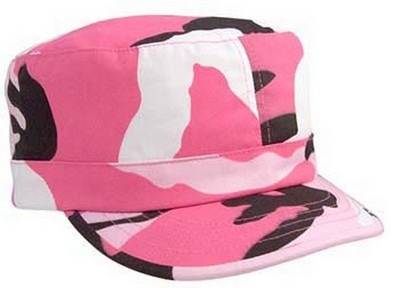 Pink Camo Caps Womens Camouflge Cap