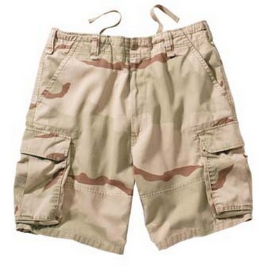 Camouflage Shorts Tri Desert Camo Cargo Shorts 3XL