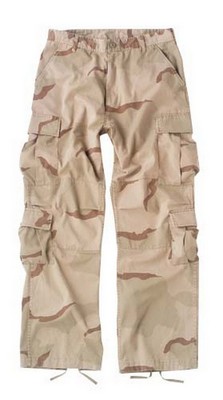 Camouflage Vintage Paratrooper Fatigues Tri Desert Camo