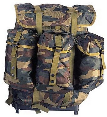 Camouflage Military GI Type Alice Packs - Medium Alice Pack With Frame