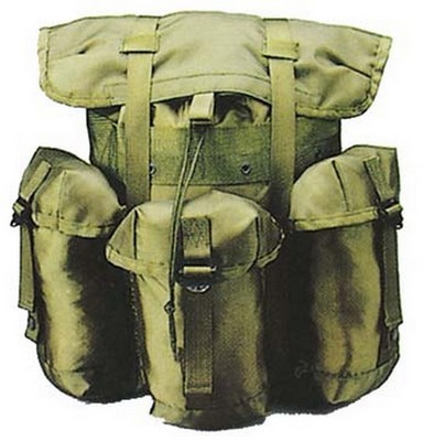 Mil9tary Style Mini Alice Packs - Olive Drab Alice Pack