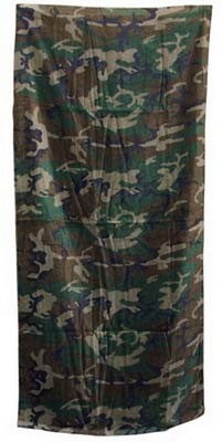 [ Camouflage Beach Towel Woodlan ]