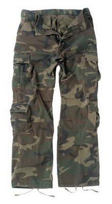 Camouflage Vintage Paratrooper Fatigues Woodland Camo 4XL