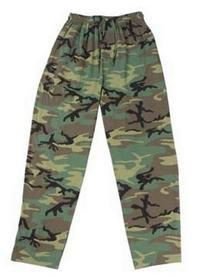 Camouflage Pants Woodland Camo Lounge Pants 2XL