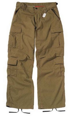 Vintage Paratrooper Fatigues Brown Cargo Pants 3XL