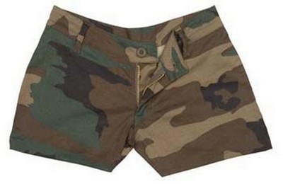 [ Womens Camouflage Shorts Camo  ]