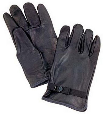 Rotcho D-3A Bllack Leather Gloves