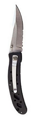 Samjrai Skeletal Handle Tanto Lockback Pocket Knife