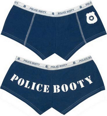 [ Police Booty Womens Booty Shor ]