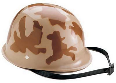 Kids Camouflage Plastic Army Helmets Desert Camo