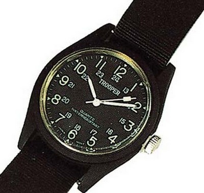 [ Military Quartz Watches Black  ]