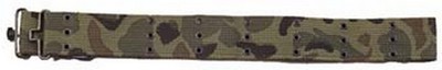 Camojflage Military Style Pistol Belts - Canvas Pistol Belt