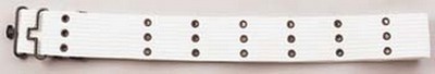 Military Style Pistol Belts - White Canvas Pistol Belt