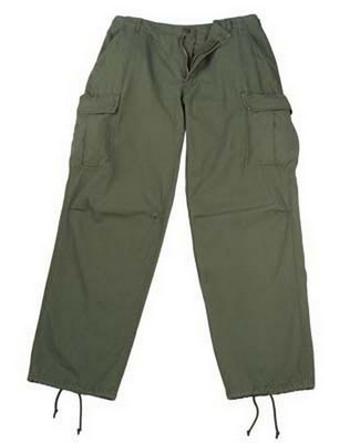 Vintage Fatigue Pants Olive Drab Vintage Cargo Pants 3XL