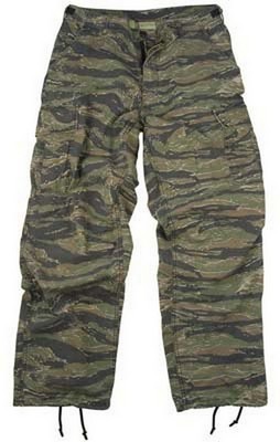 Camouflage Pants Tiger Stripe Camo Vintage Cargo Panta 2XL
