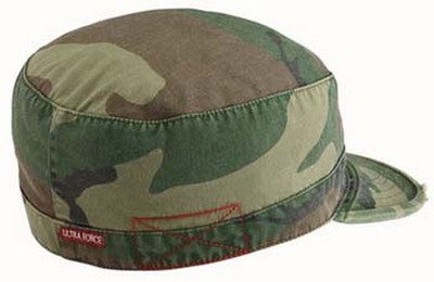 Camouflage Military Fatigue Caps Vintage Camo Cap