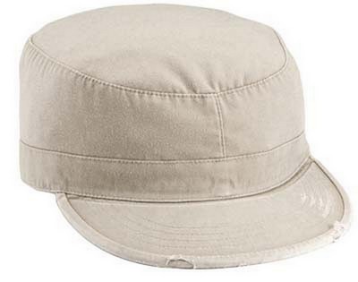 Military Ca-s Beige Vintage Fatigue Cap