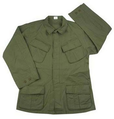 Vintage Fatigue Shirts Olive Drab Vietnam Vintage Shirt 2XL