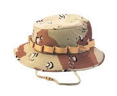 Kids Camo Jungle Hats - Desert Camouflage