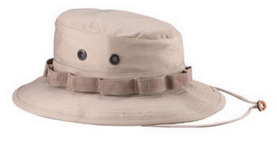 [ Military Hats Boonie Hat Khaki ]