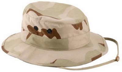 Camouflage Boonie Hats Tri-Color Desert Camo Boohie Hat