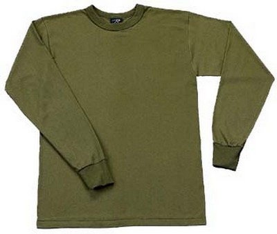 Military T-Shirts - Olive Drab Long Sleeve Shirt 3XL