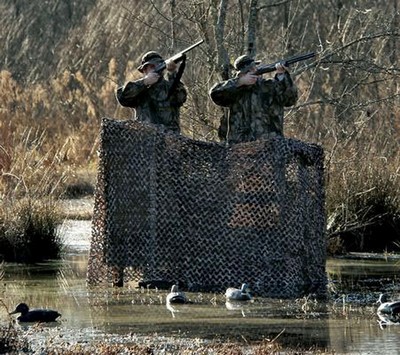 [ Hunters Camo Netting 4x10 Foot ]