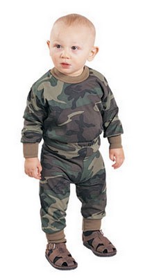 Infant Camo Shirt  - Camouflage Baby Clothing