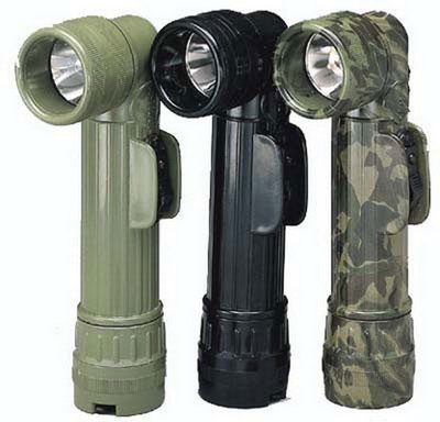 Genuine Military Camouflage Flashlights - 2 D-Cell