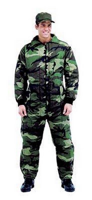 Camouflage Coveralls Insulated Camo Coverall