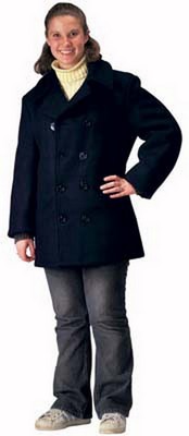 Peacoats Navy Blue Ultra Force US Navy Type Peacoat