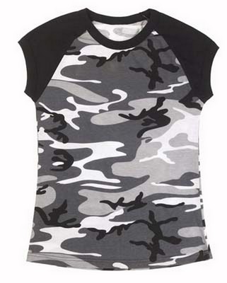 Woomens Camouflage City Camo Womens T-Shirt