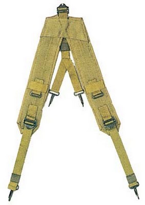 Military Style "Y" LC-1 Suspenders Olive Drab