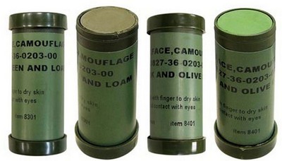 [ Camouflage Face Paint Sticks - ]