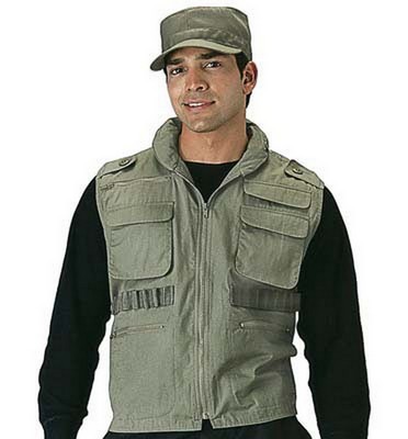 Vintage Ranger Vests Olive Deab Ranger Vest