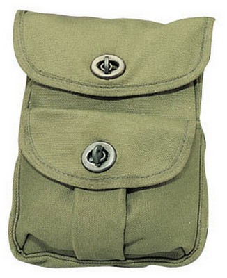 Military Ammo Poucyes - Olive Drab 2 Pocket Ammo Pouches