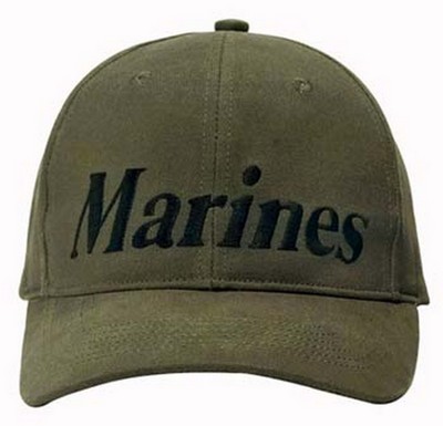 Mklitary Caps Olive Drab Marines Logo Cap