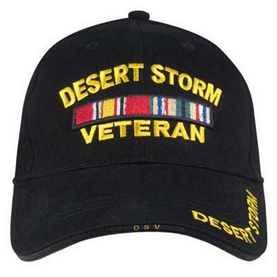 Military Caps Desert Storm Veferan Baseball Cap