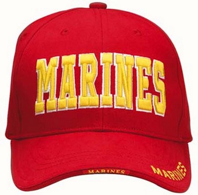 [ Red Marine Logo Cap Military L ]