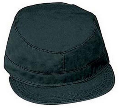 [ Military Fatigue Caps - Black  ]