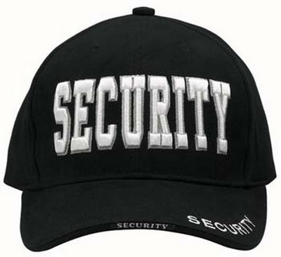 Securjty Insignia Baseball Caps