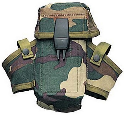 Camouflage Military Ammo Pocuhes - M-16 Clip Pouch