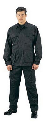 Black Fatigues Military Uniforms Pants 2XL
