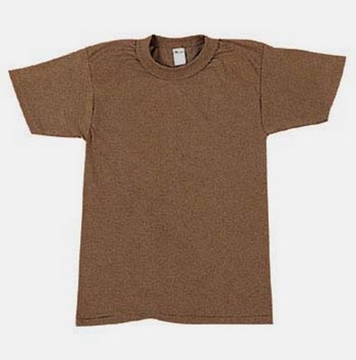 Kids Military T-Shirts - Brown 100% Cotton Shirt